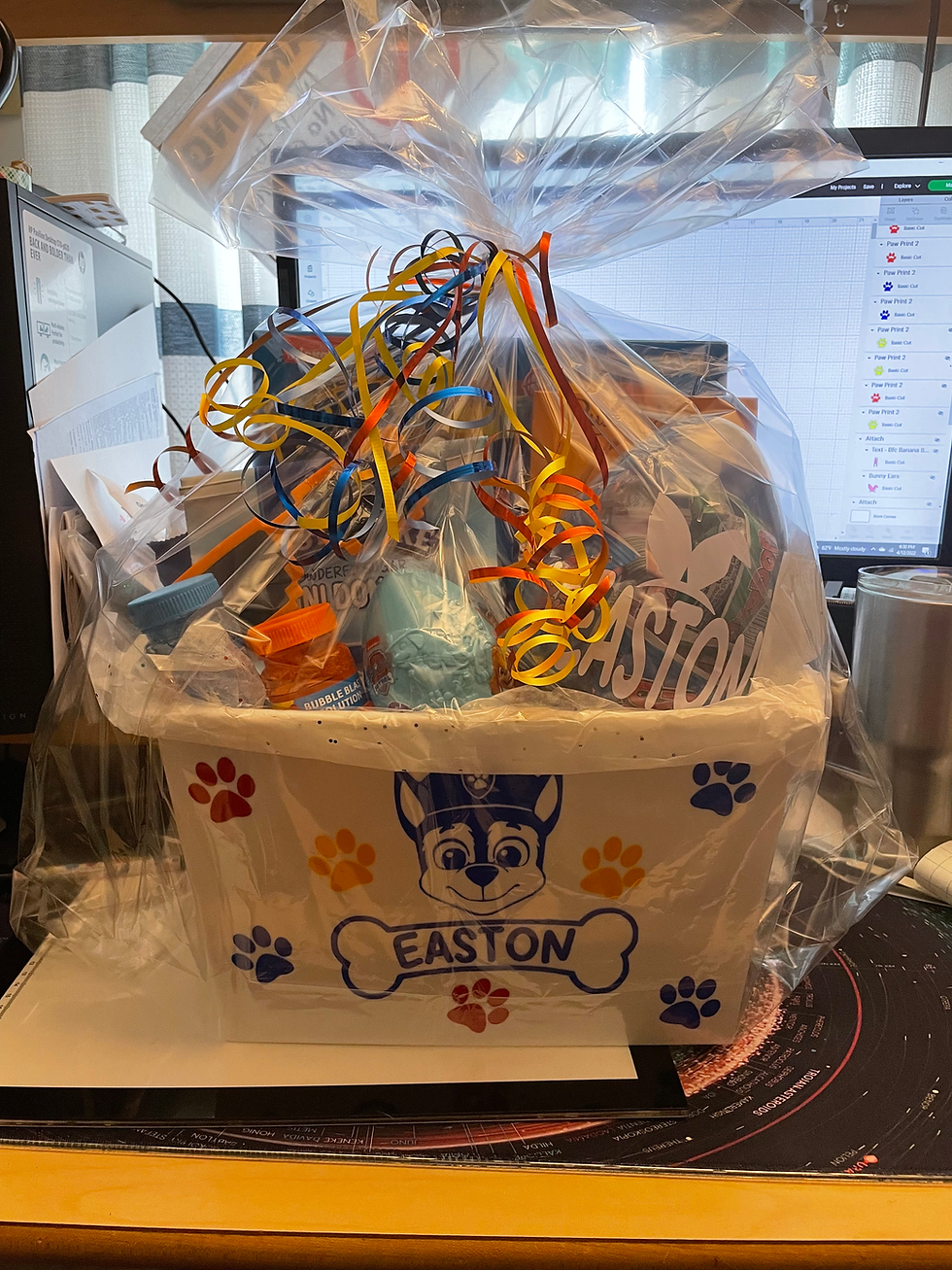 Personalized Gift Basket (Price Varies by Size)