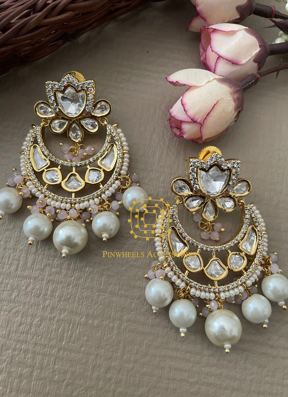 Thumbnail: MOISSANITE STONE EARRINGS