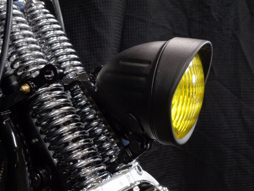 Bates style headlight with brim [3 colors] ツ バ付き ベーツヘッド