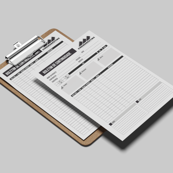 Kit de planilhas para produção audiovisual