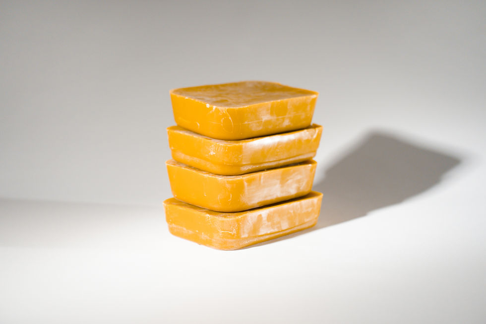 Thumbnail: premium filtered yellow beeswax block 1 pound