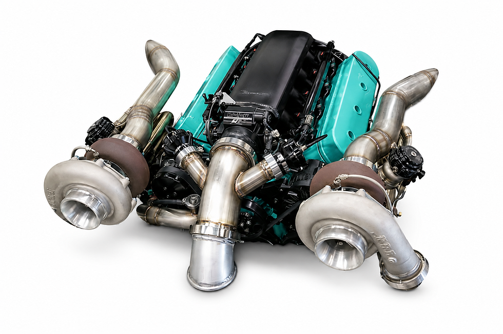 High-performance engine built at All Pro Custom Concepts, specializing in automotive repair and performance engines in Childress, Texas.”