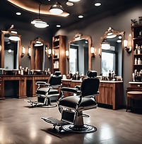 Barber Shop with luxury seats with modern background.jpg