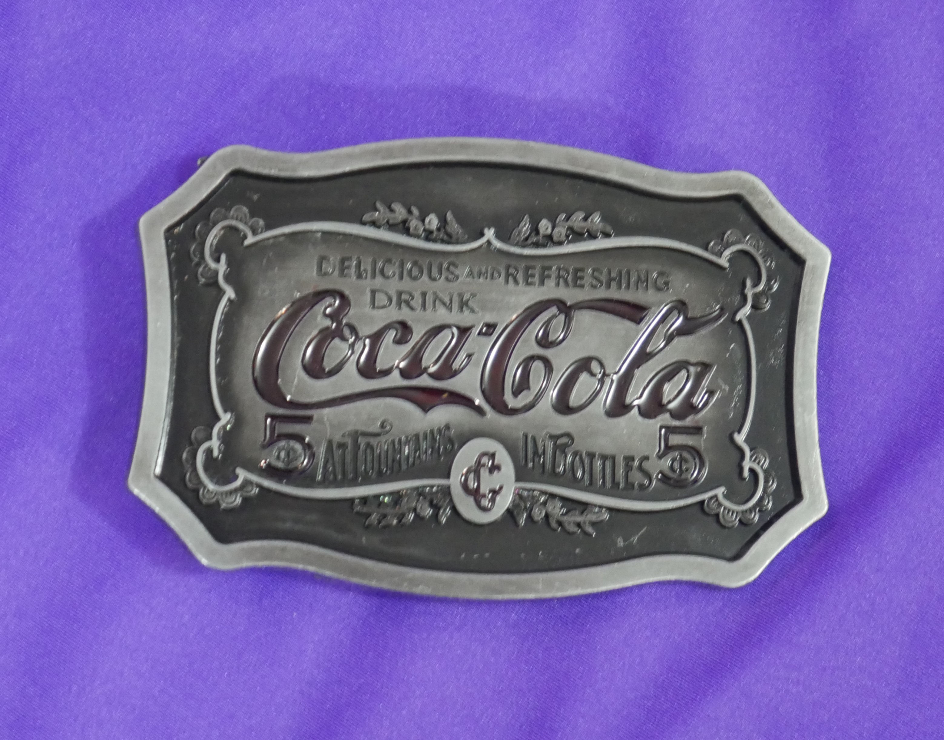 Buckle - Old Coca Cola Sign