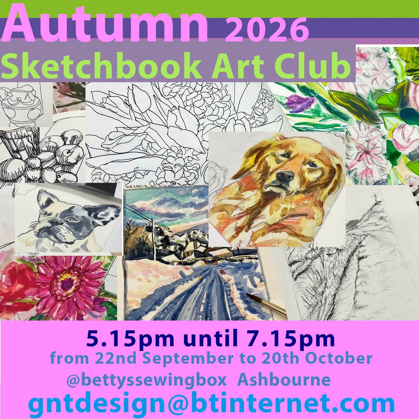 copy of Autumn Sketchbook Art Club deposit