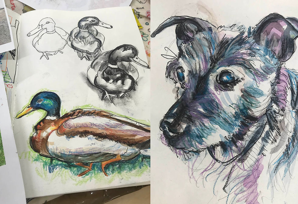 Thumbnail: Spring Sketchbook Art Club