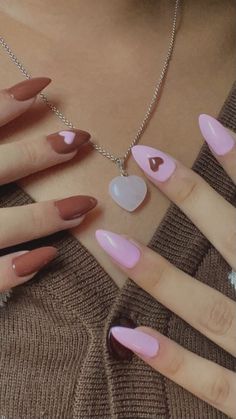 uñas de gel rosa