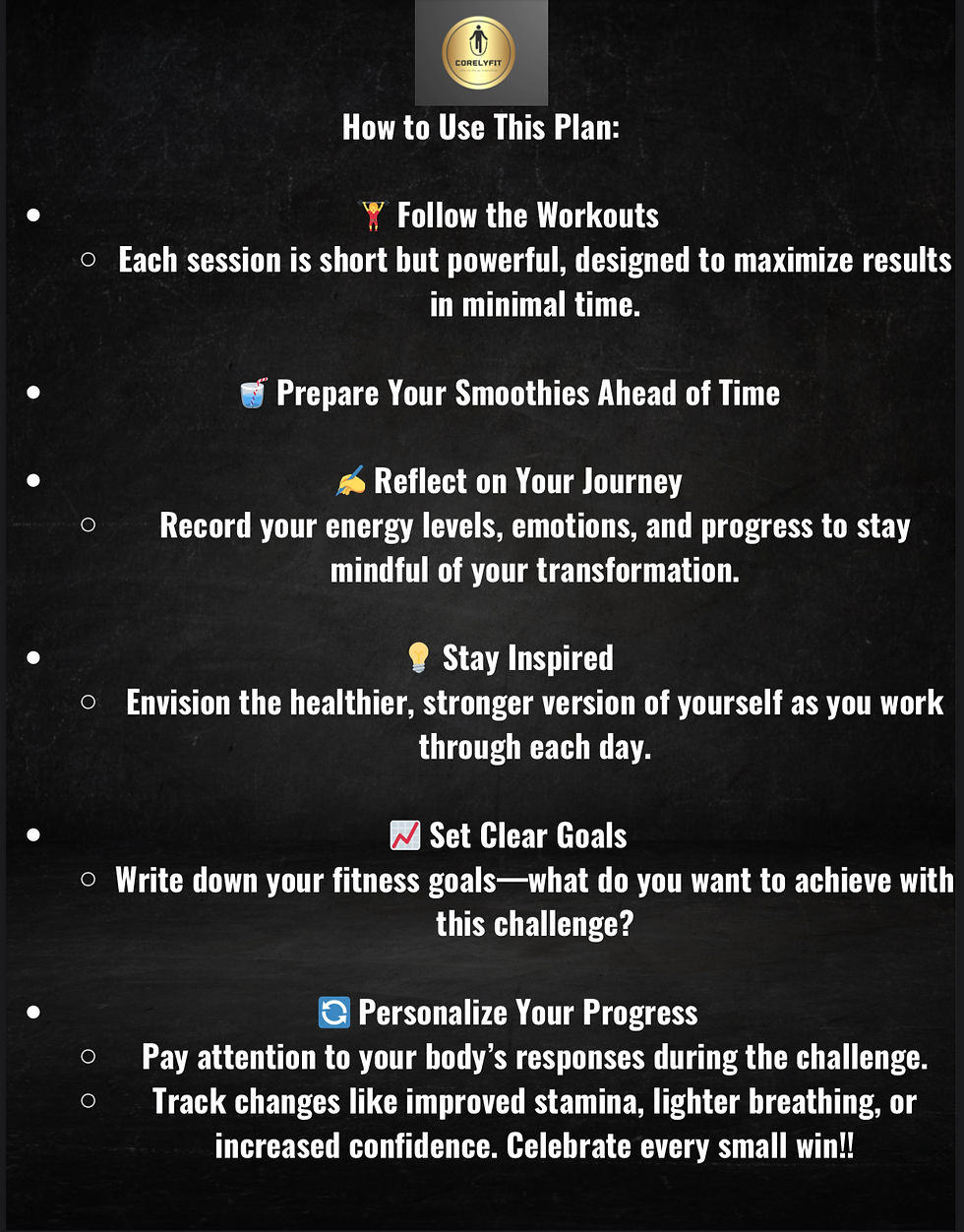 Thumbnail: CorelyFit: 14-Day Total Body Challenge- Strength, Energy & Mindset