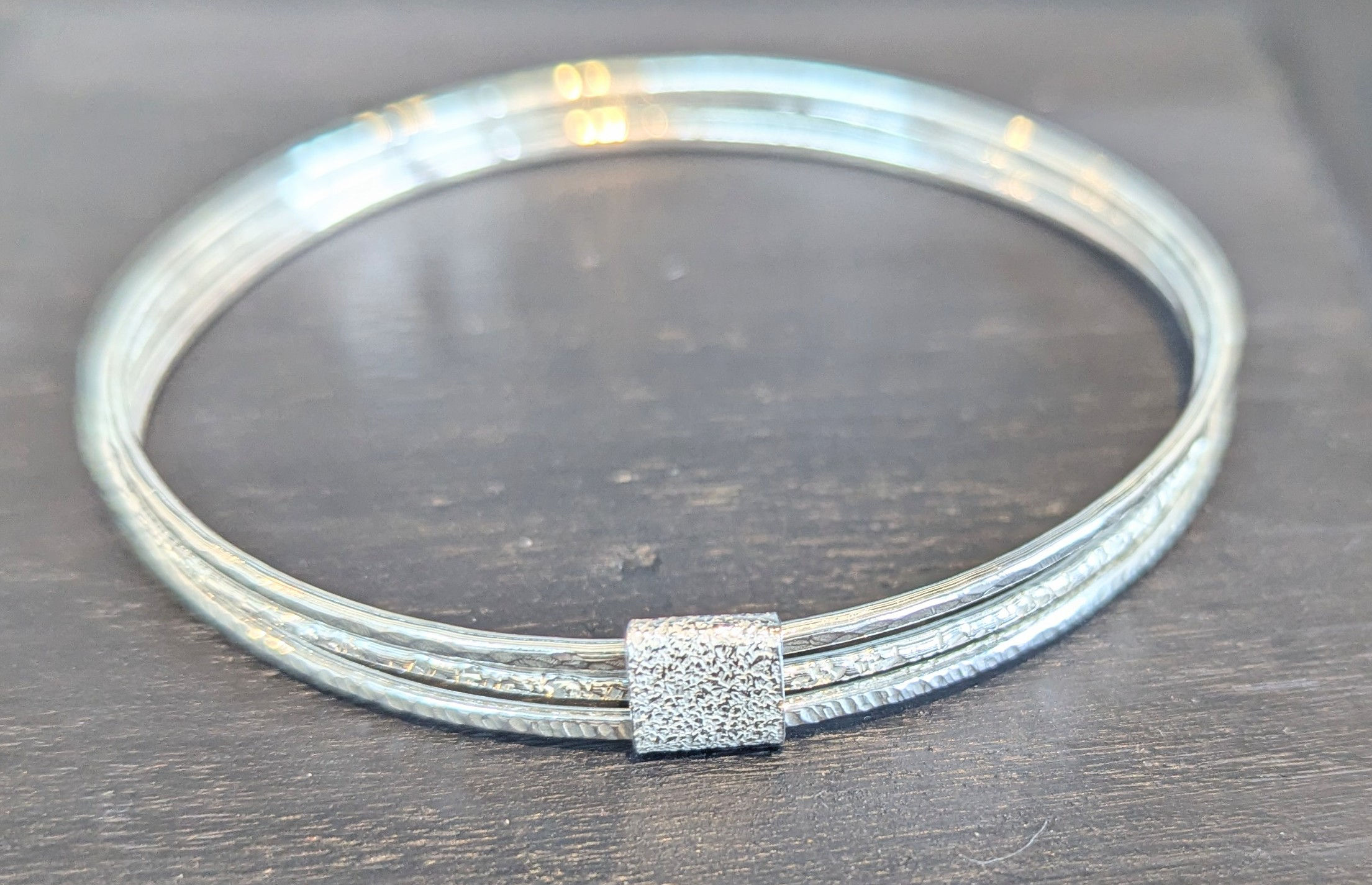 Triple Texture Bangle
