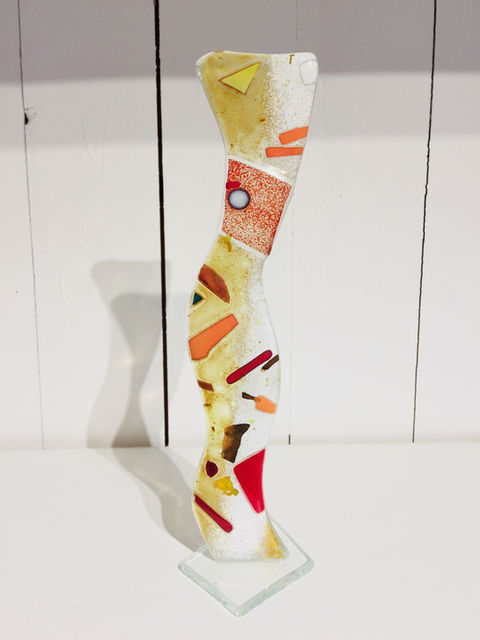 Sculpture verre, fusing, artiste verrier