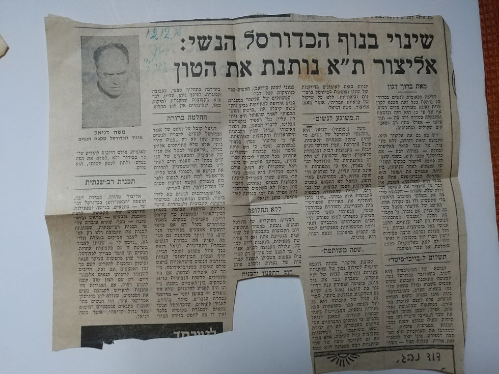 נטע כנעני ינובר ארכיון היכל התהילה כדורסל נשים (1)