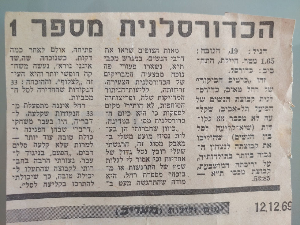רחל טאוב שחם ארכיון כתבות ותמונות (65)