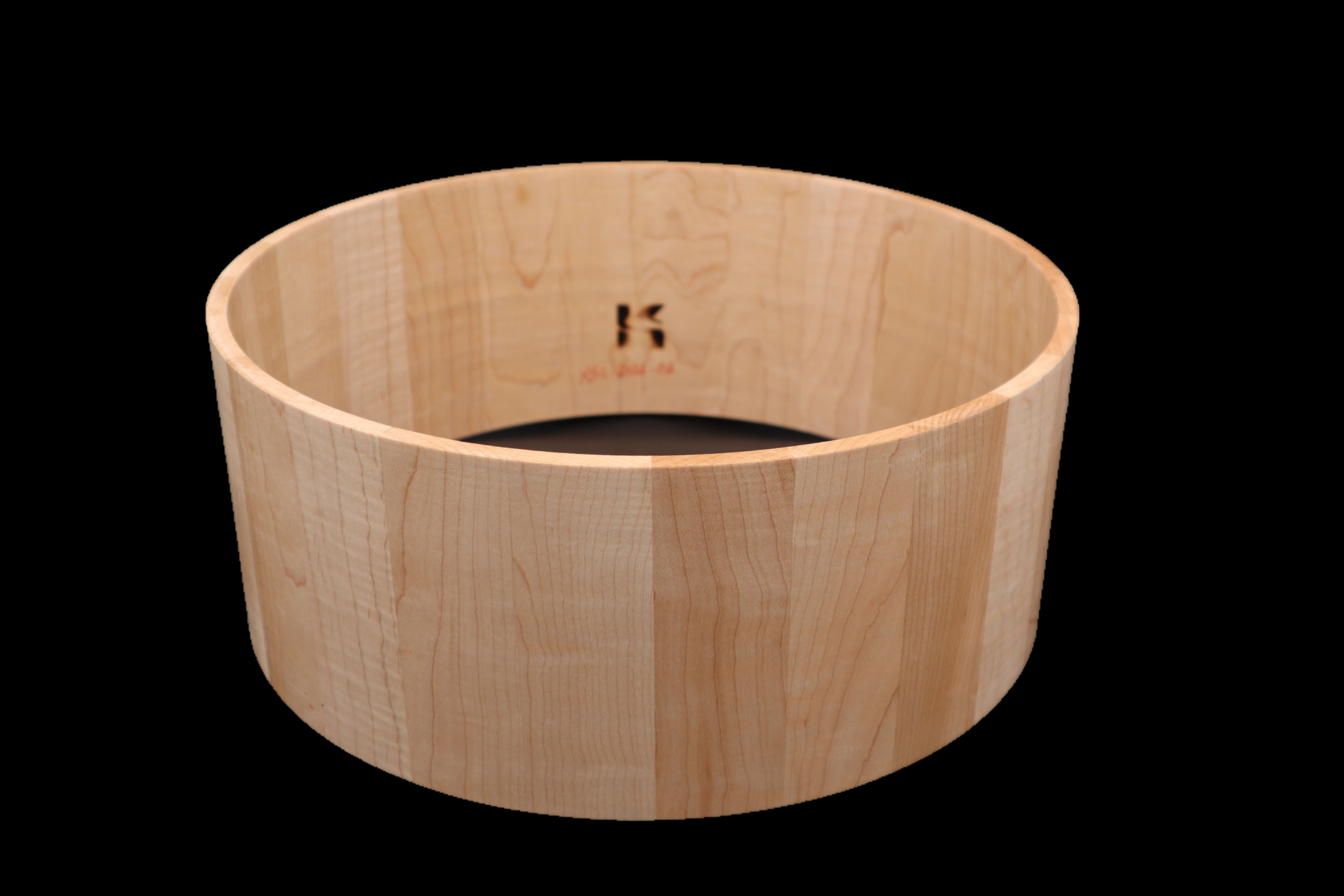 14" × 5.5" Thin-Wall Maple Stave Snare Drum Shell