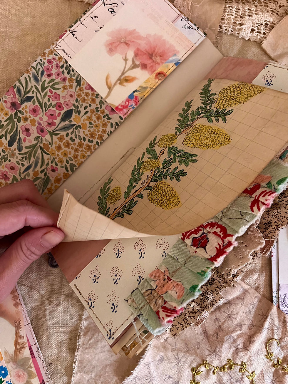 Thumbnail: MADE TO ORDER “quilted” paper journal 
