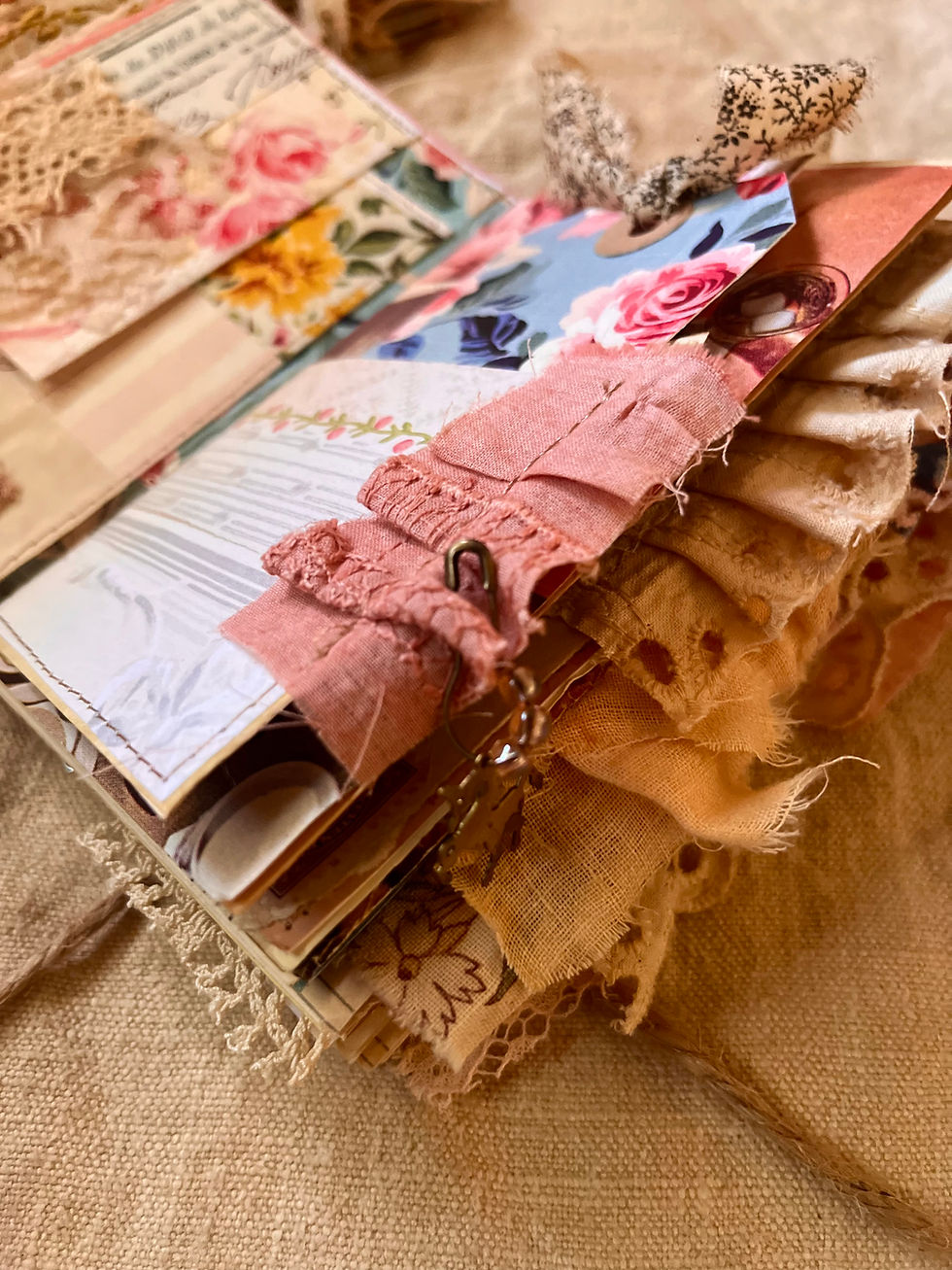Thumbnail: embroidered field notes journal 