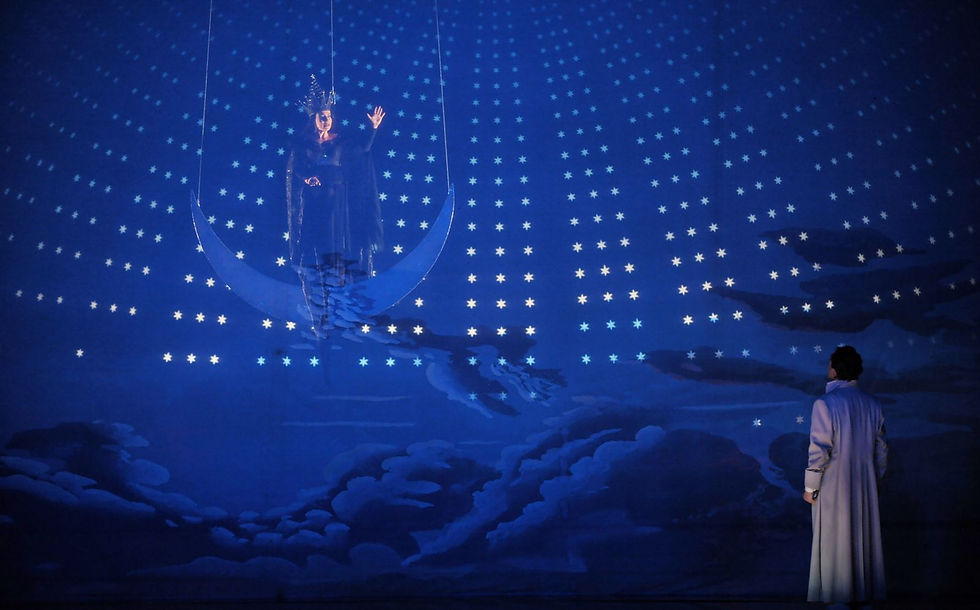 Queen of The Night and Tamino, Opera on Unter den Linden, Berlin.