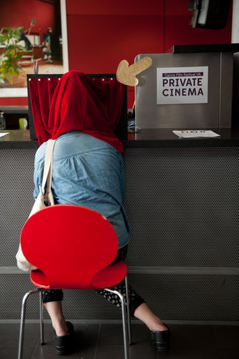 Private Cinema Installation at Dance Film UK, London