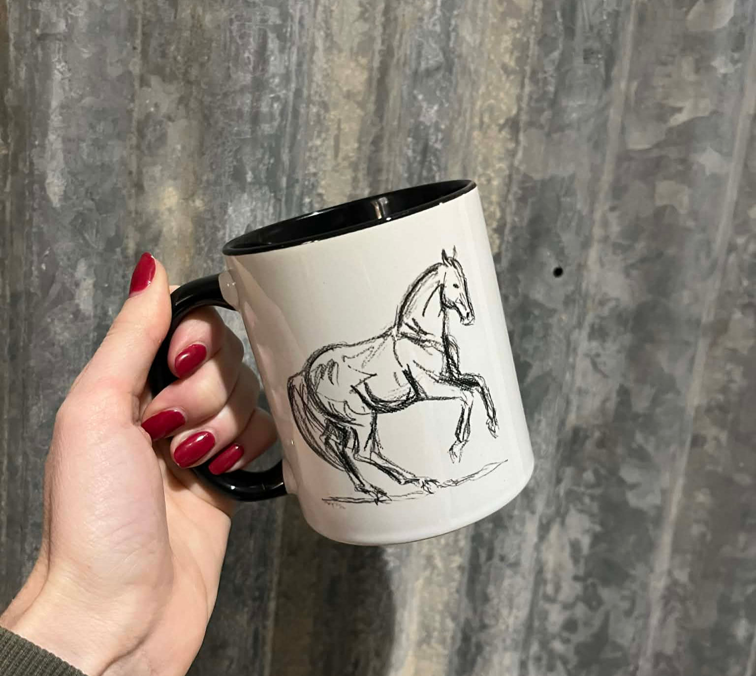 Dressage Horse Mug