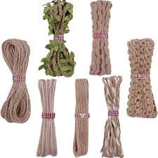 Burlap ribbons for craft and gift wrapping