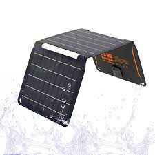 Waterproof solar charger for indoor and outdoor use