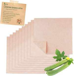 Upgraded Swedish Dishcloth, Super Absorbent Odor-Free, Thickened Durable for All-Surface Kitchen, Bathroom Cleaning