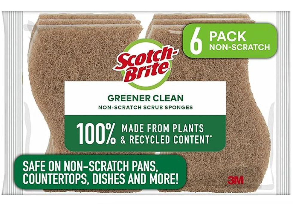 Beware of fake green labels and false claims on sponges' packaging