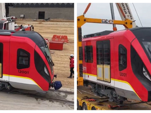 La Línea 1 alcanza el 82 % de ejecución y suma un nuevo tren en Bosa