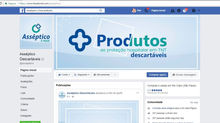 Identidade visual e slogan - Asséptico Materiais Descartáveis