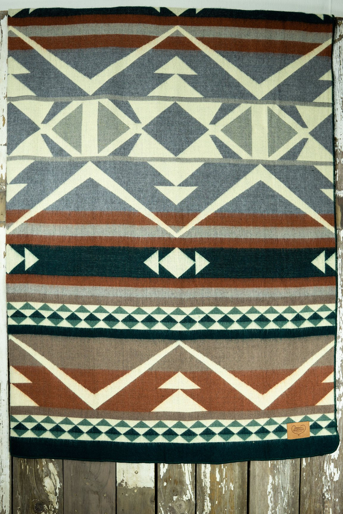 Heartprint Threads Throw Blanket - 65 x 68" acumen sense