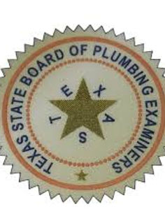 emblem for the Texas State Plumbing Board