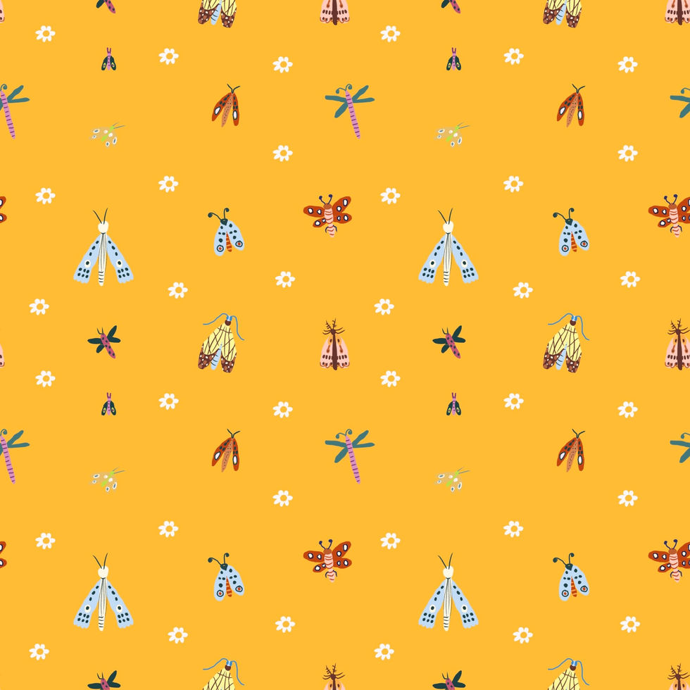 insect pattern small