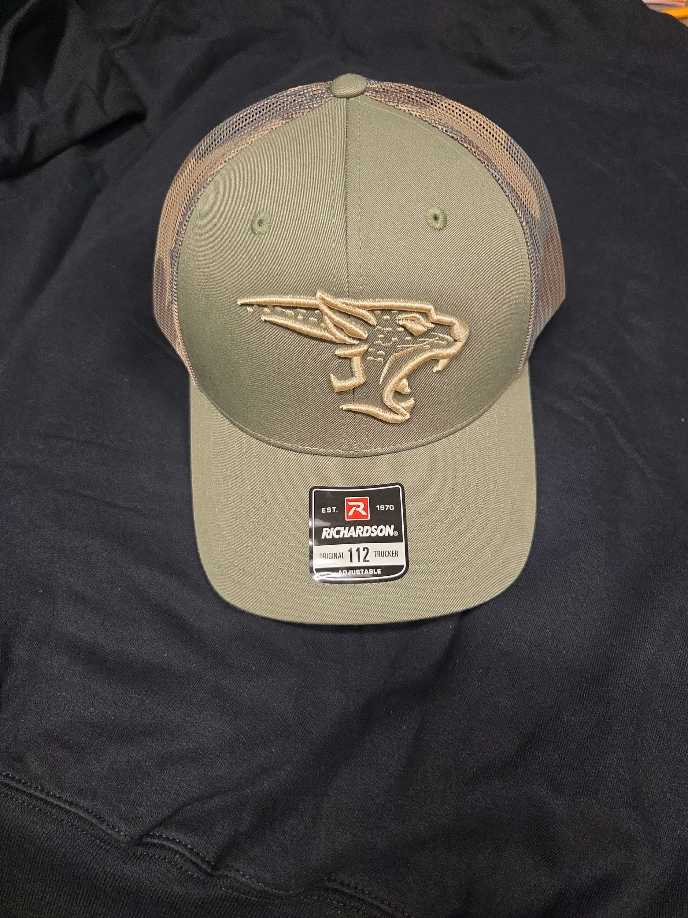 Green Camo Jag Head Hat
