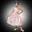 Thumbnail: Rose Gold Jacquard kids frock