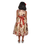 Thumbnail: Foil Print Organza kids Frock, Beige color