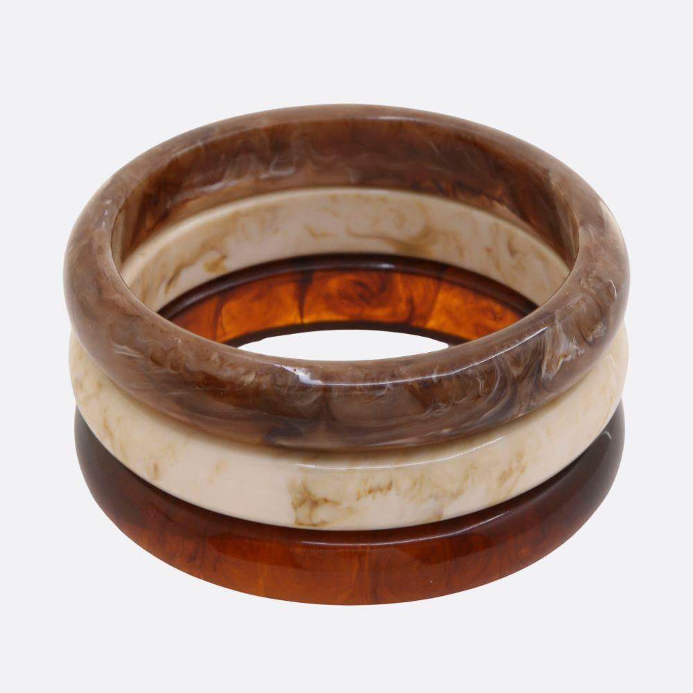Set de 3 Pulseras de Resina