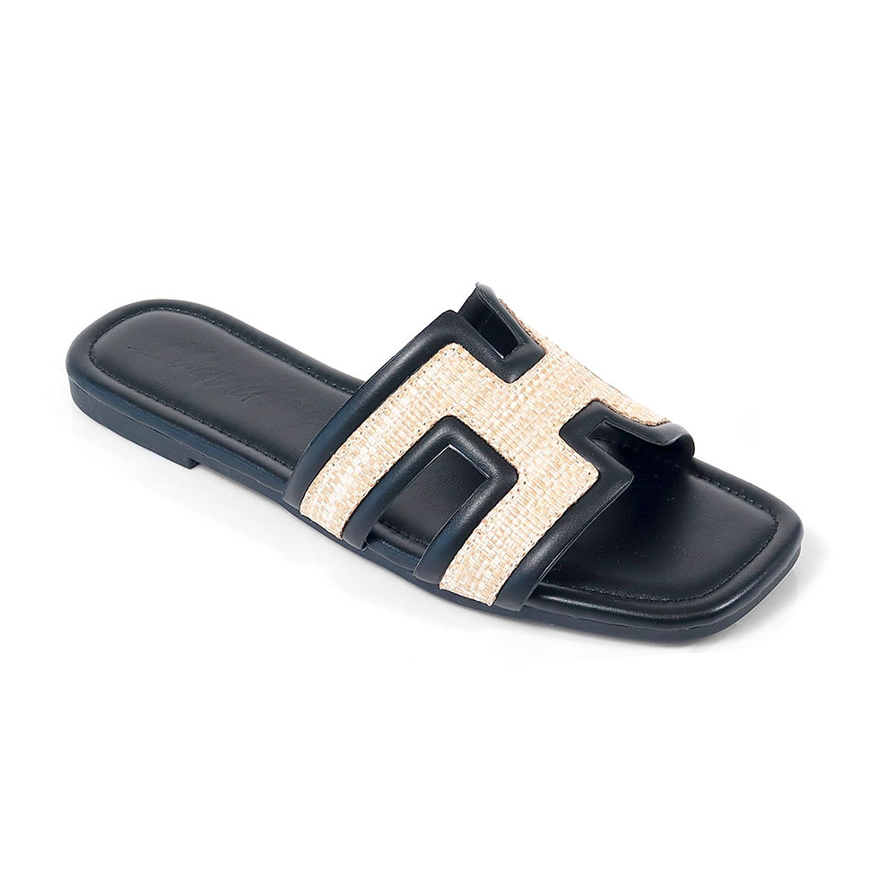 Miniatura: Sandalia Baja con Detalles en Raffia