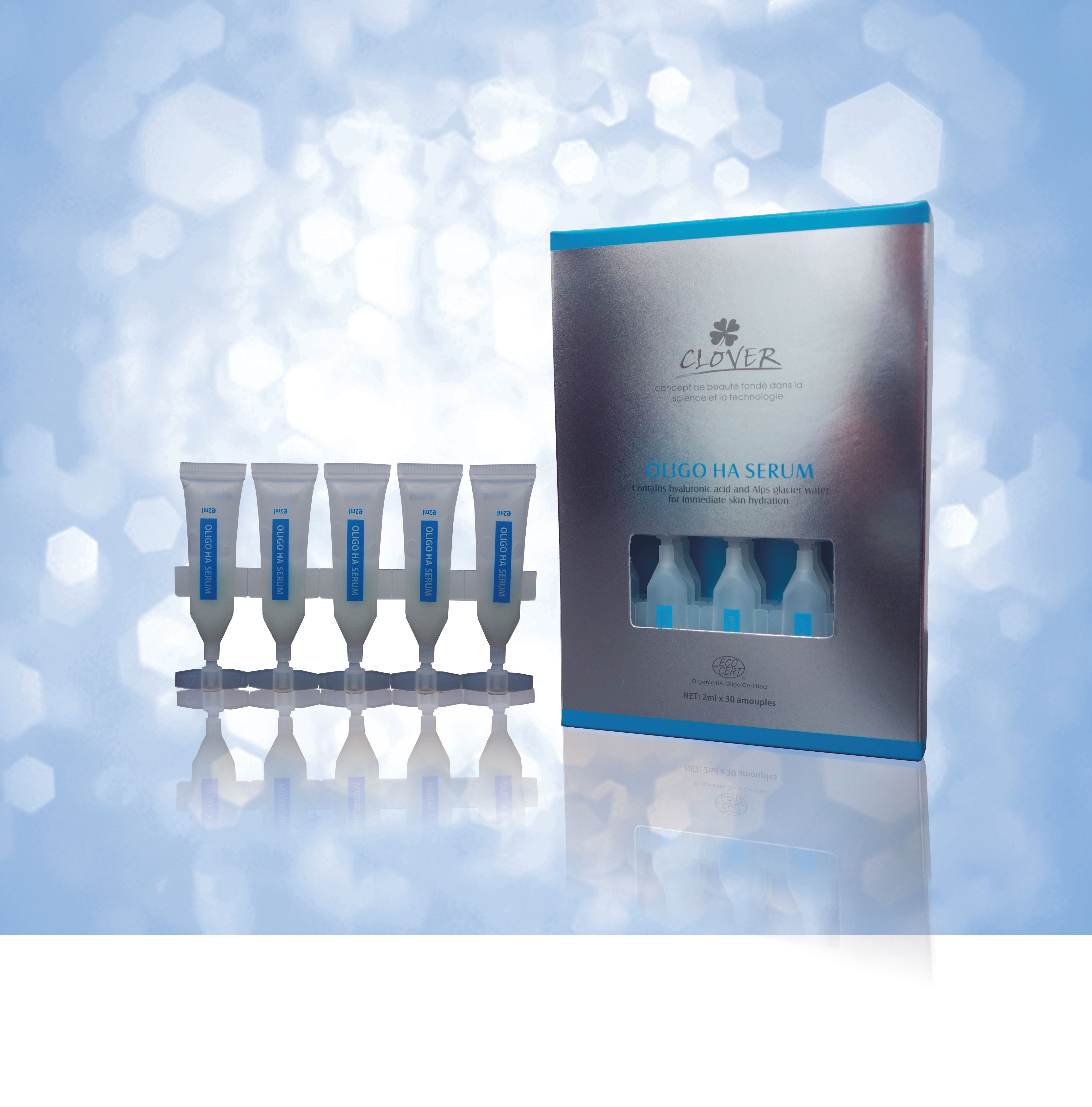 CLOVER 冰川水寡聚透明質酸精華乳