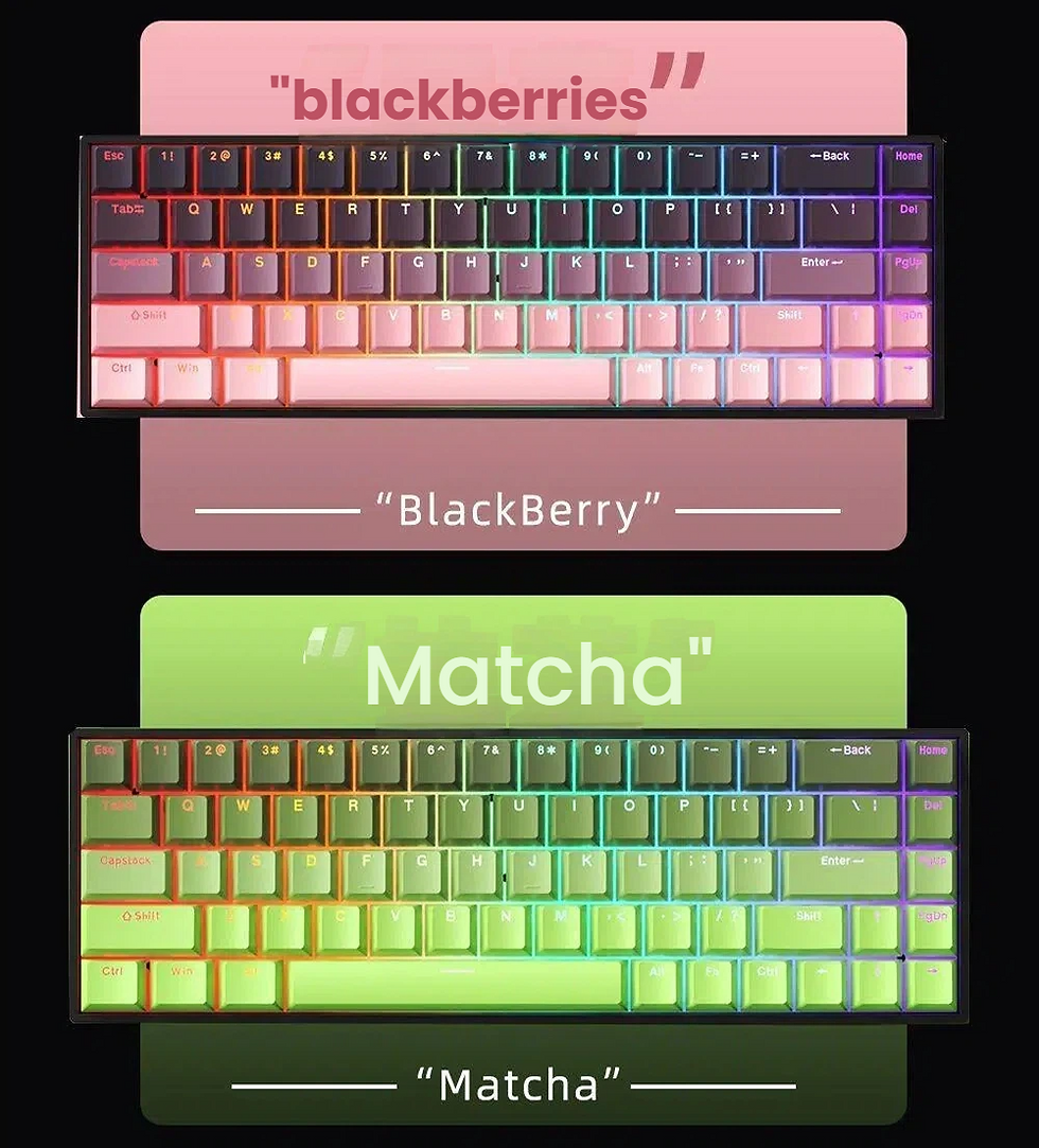 Thumbnail: K61 USB Mini Mechanical Gaming Wired Keyboard Hot-Swappable Mechanical Keyboard 