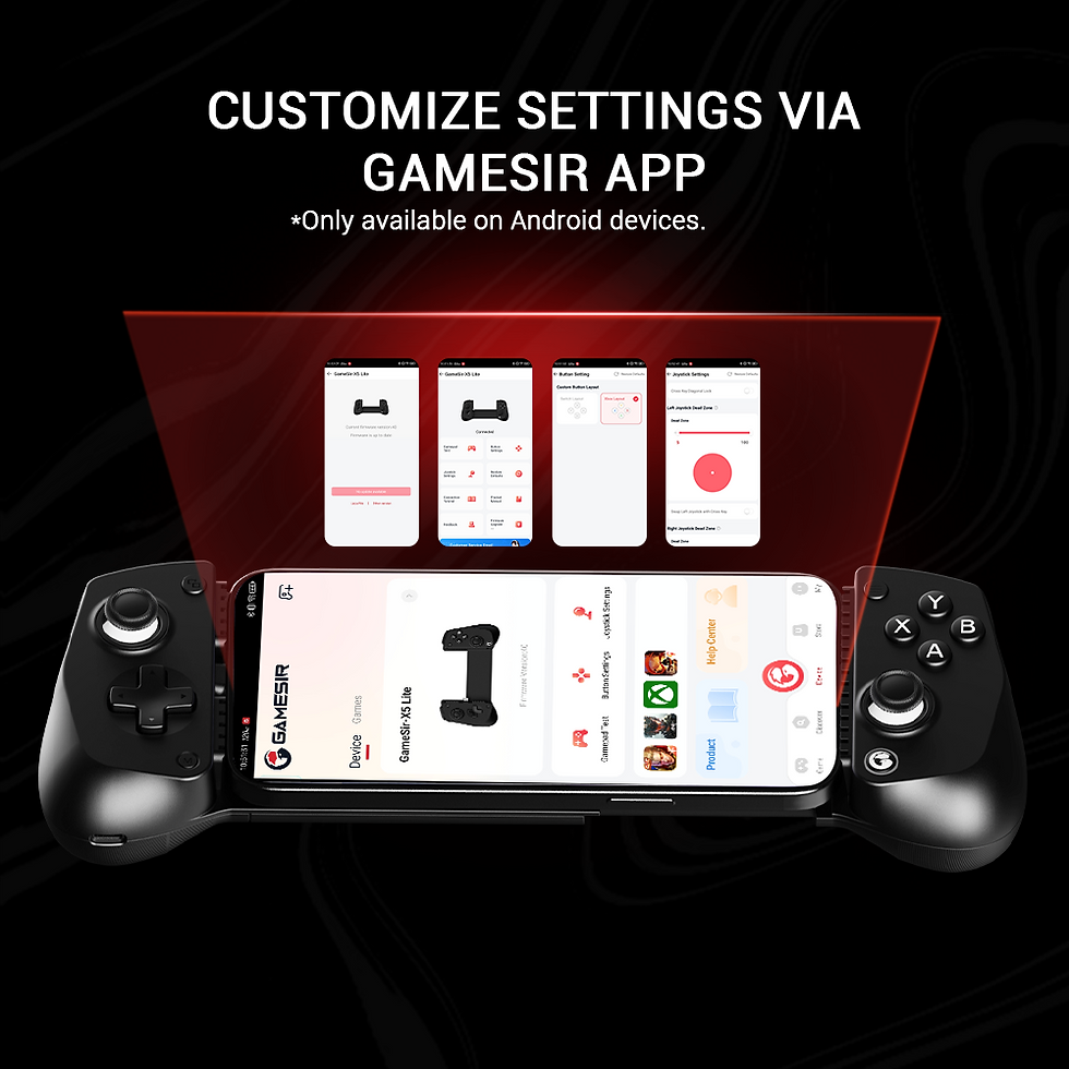 Thumbnail: GameSir X5 Lite Mobile Phone Gamepads for iPhone 16 15 Series iPad Mini Android 