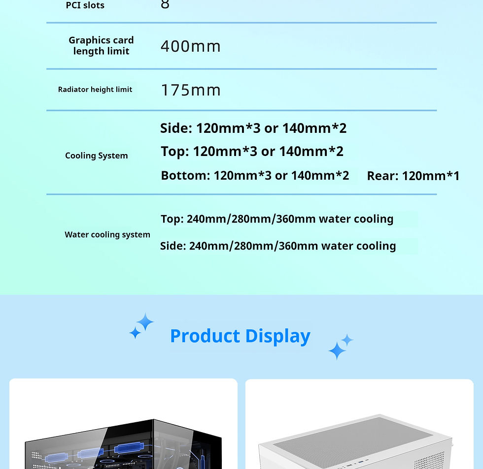 Thumbnail: Power train Dreamland PRO ATX motherboard PC gaming 360 water-cooled Sea view ro