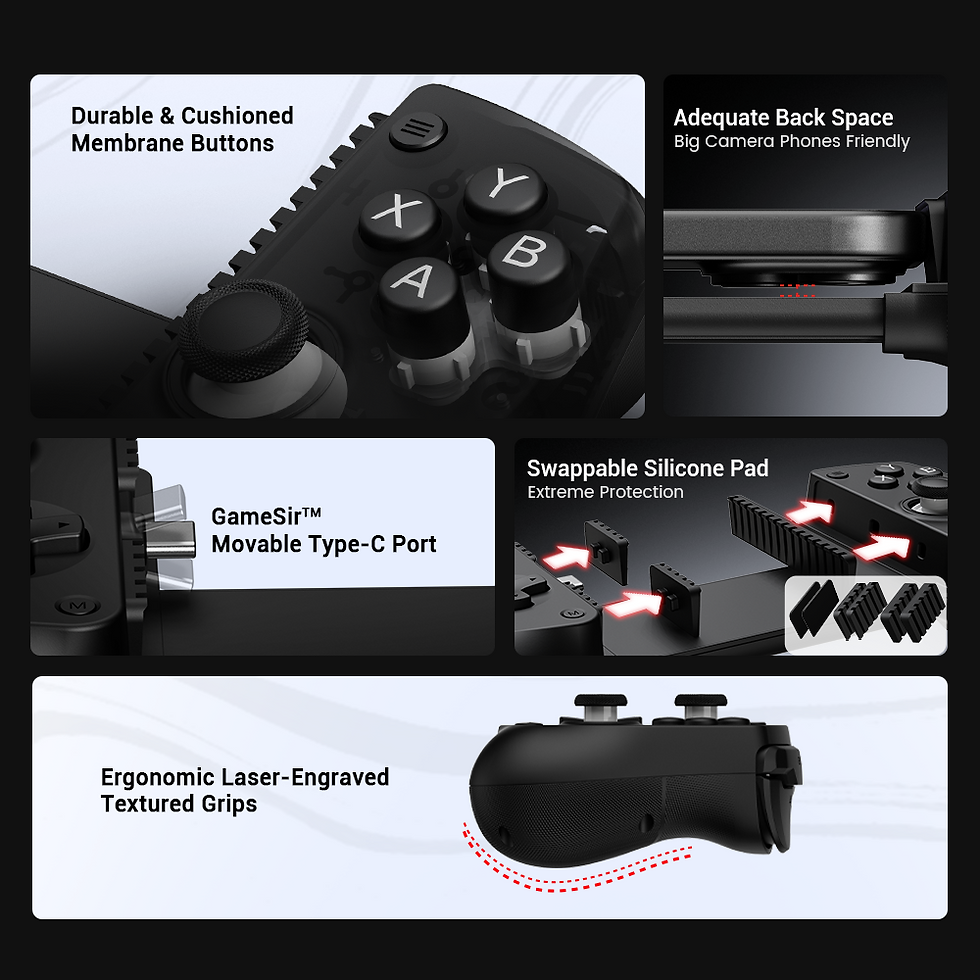 Thumbnail: GameSir X5 Lite Mobile Phone Gamepads for iPhone 16 15 Series iPad Mini Android 