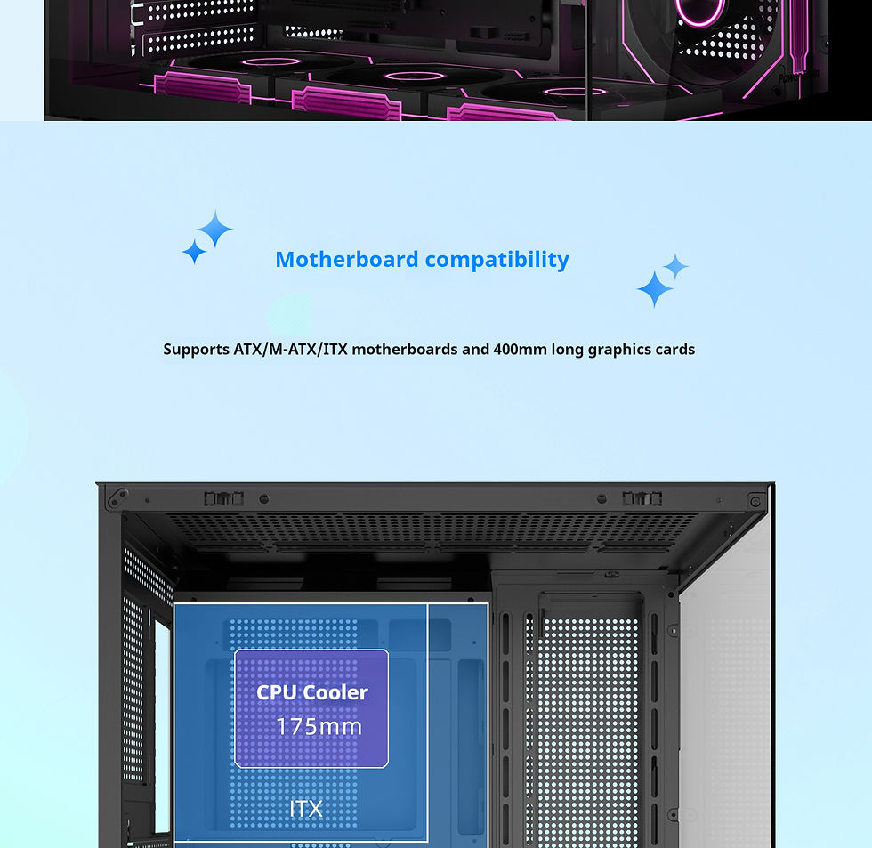 Thumbnail: Power train Dreamland PRO ATX motherboard PC gaming 360 water-cooled Sea view ro