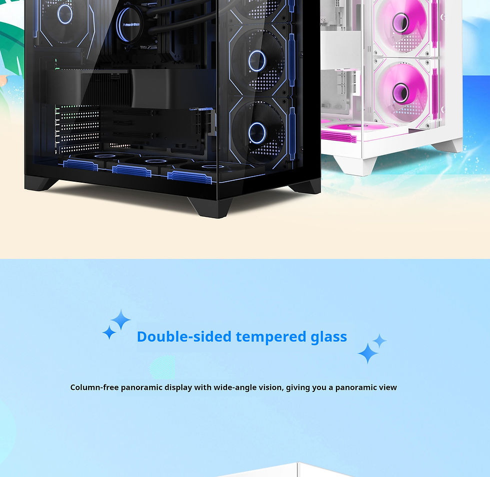 Thumbnail: Power train Dreamland PRO ATX motherboard PC gaming 360 water-cooled Sea view ro