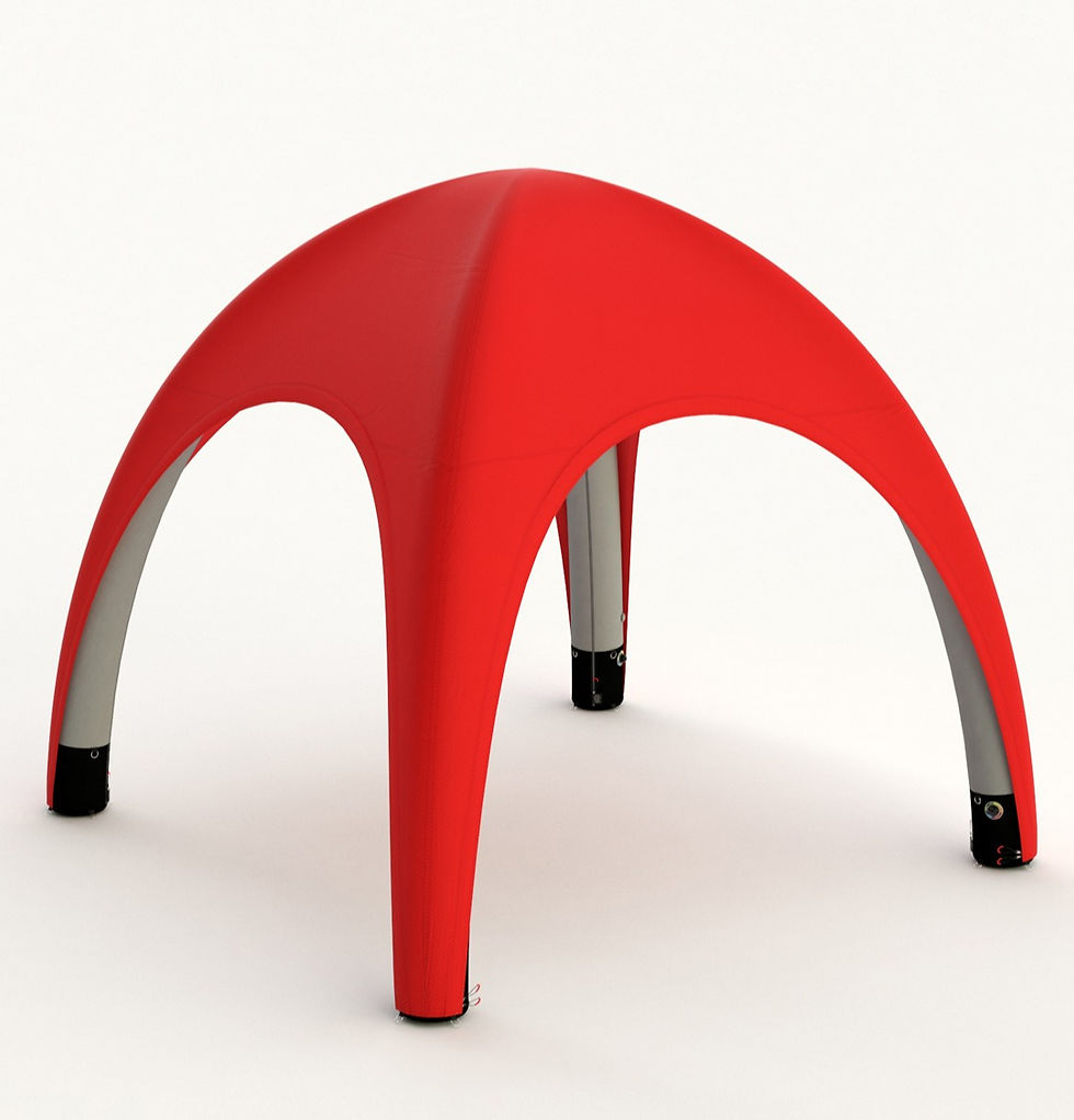 Miniature : Tente gonflable structure et toit unie