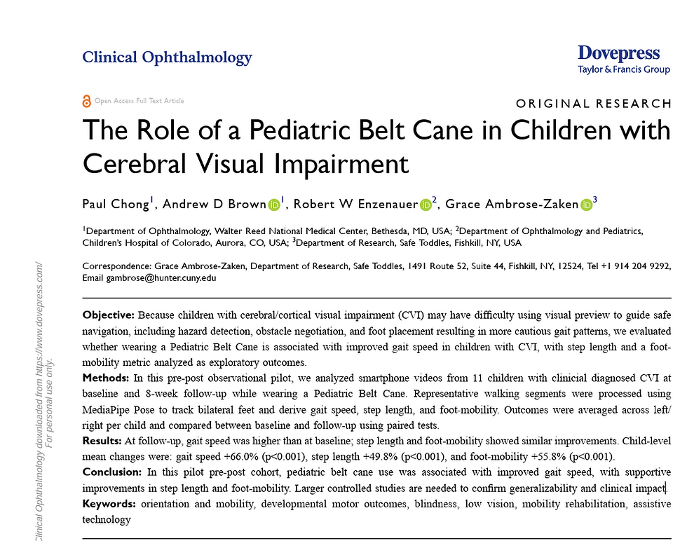 screenshot of the first page of the article showing the title, authorship and abstract.