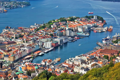 Cruise through Bergen, Norway