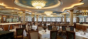 Dinning area on the Norwegian Star