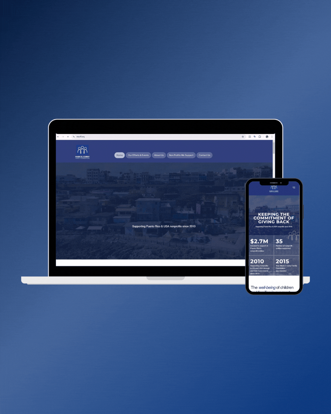 mark curry web design website