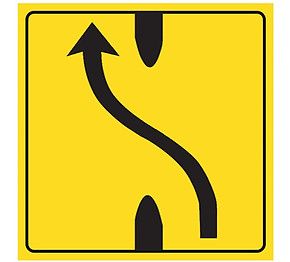 lane-regulation-left-lane-transfer-double-lane-sign-road-construction-maintenance-and-repair-signs-