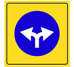 forward-and-left-compulsory-direction-sign-tt-35e-traffic-sign-meaning-signs-road-construction-maintenance-v
